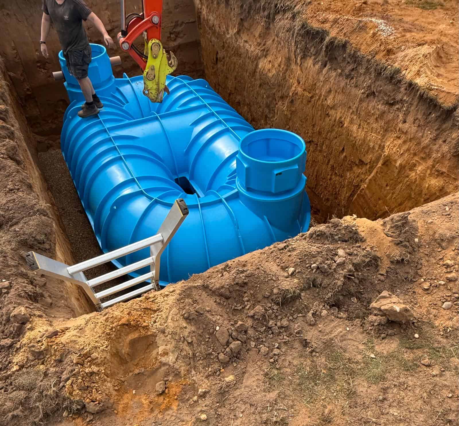 Direct Pressure Underground Rainwater Harvesting System - 6800 Litres