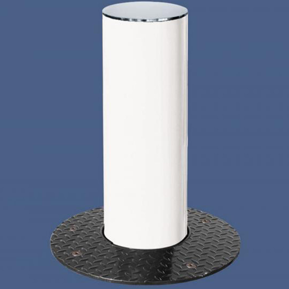 Steel Retractable Bollard with Stainless Steel Top