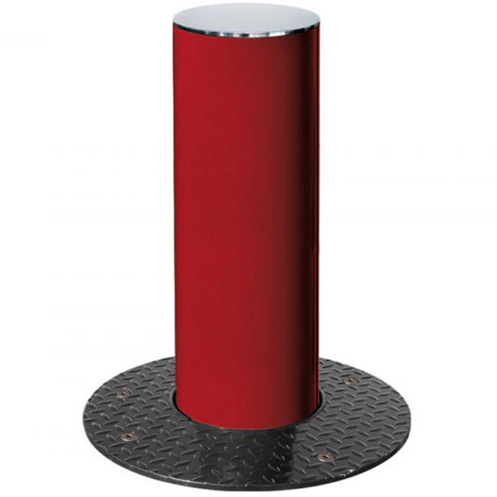 Steel Retractable Bollard with Stainless Steel Top