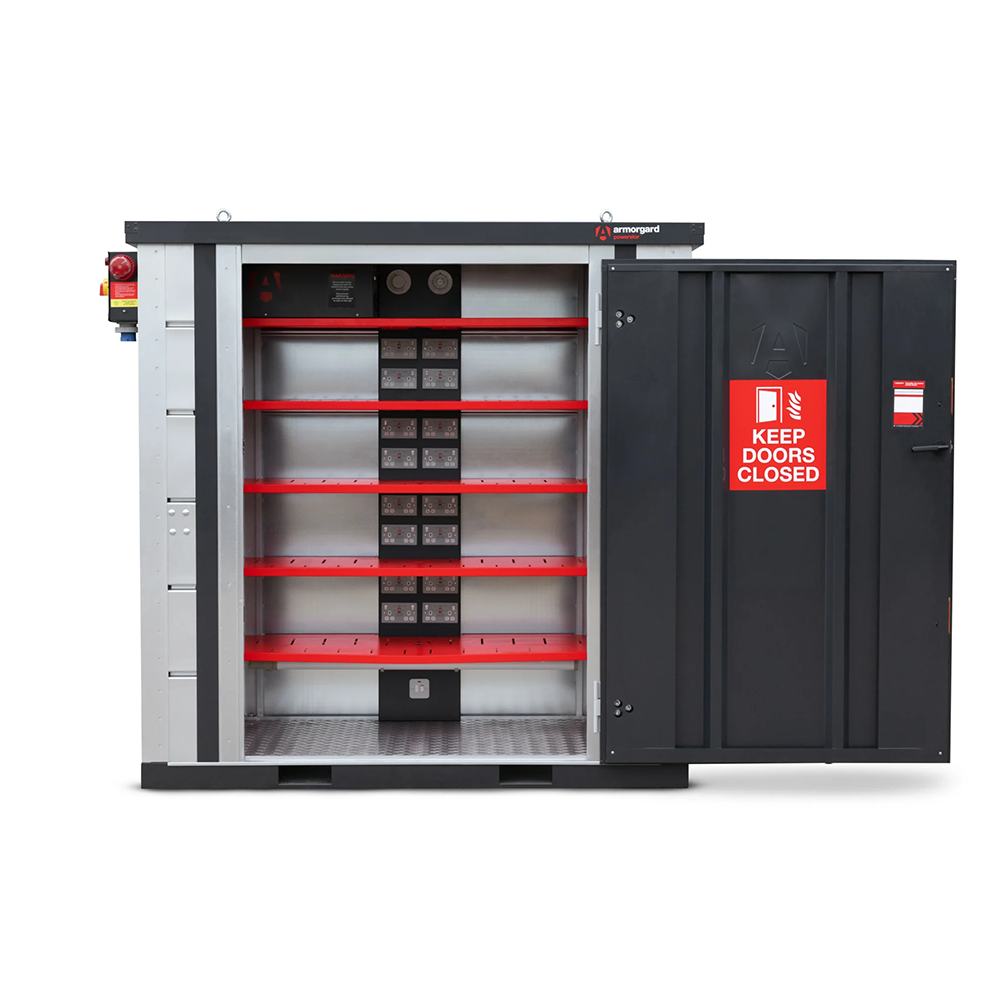 Armorgard PowerStor - Lithium Battery Charging Storage Cabinet