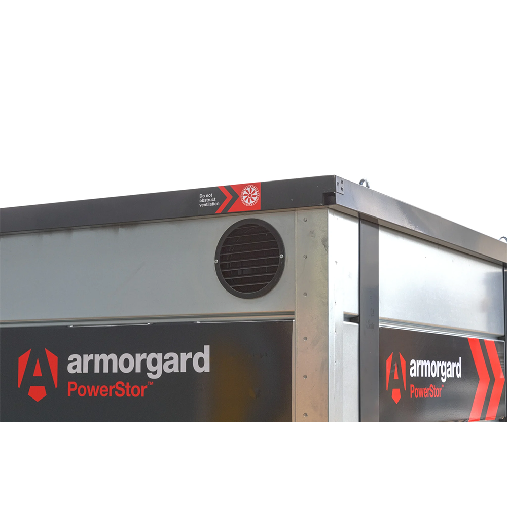 Armorgard PowerStor - Lithium Battery Charging Storage Cabinet-PWR2 - 2158 x 2037 x 2100mm