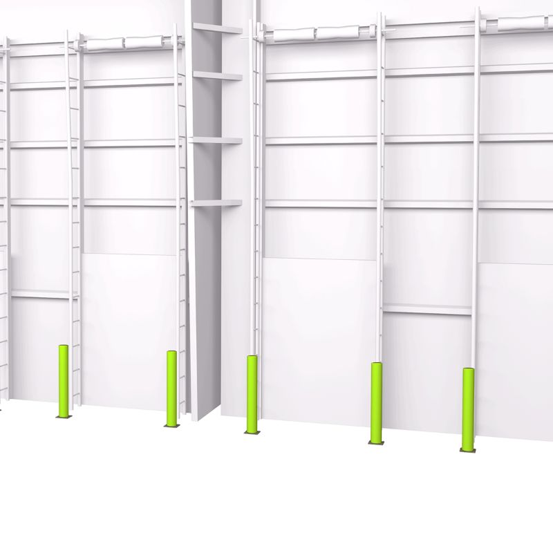 Warehouse Safety Bollard - 600mm to 1200mm Tall