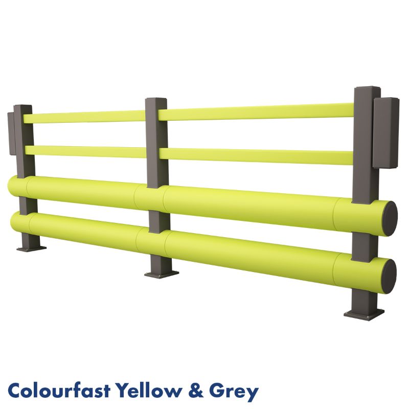 Double Bumper Pedestrian Safety Protection Barrier