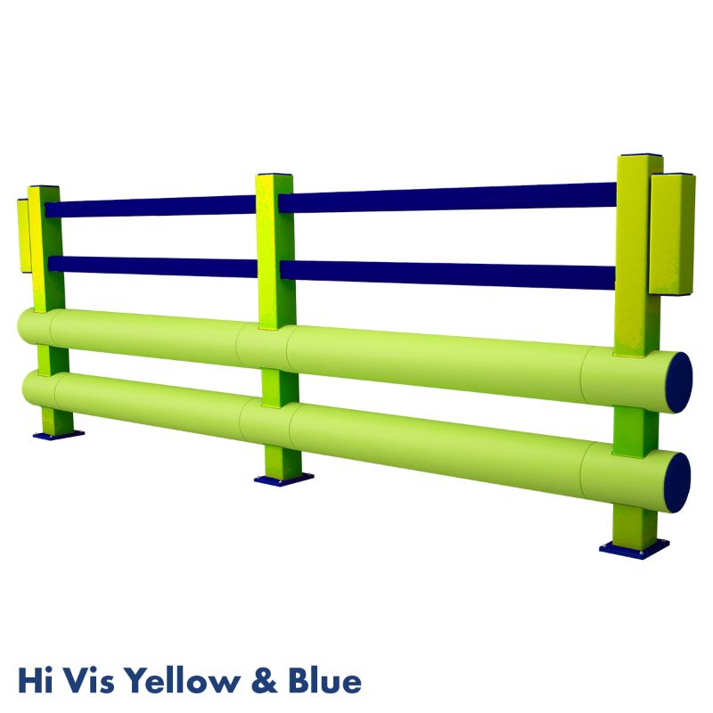 Double Bumper Pedestrian Safety Protection Barrier
