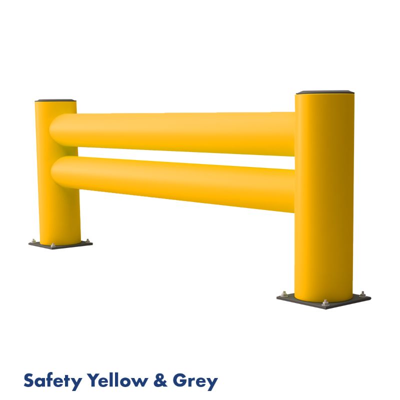 End of Racking Aisle Double Safety Protection Barrier