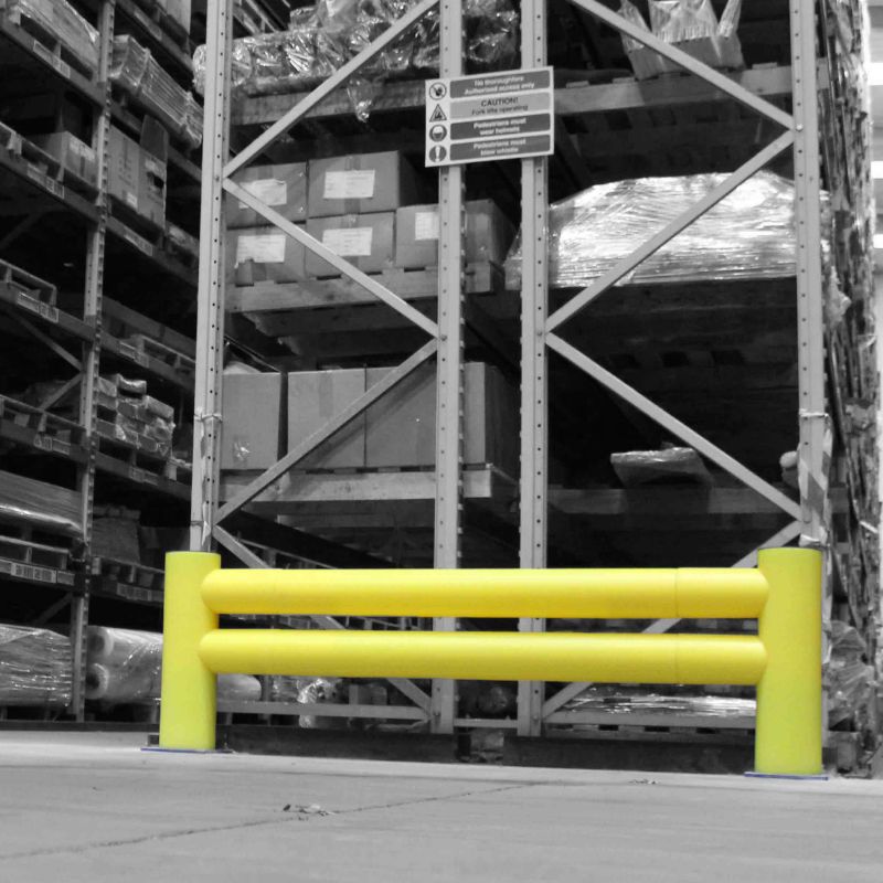 End of Racking Aisle Double Barrier - Kingfisher Direct Ltd
