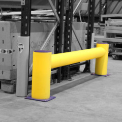 End of Racking Aisle Single Safety Protection Barrier