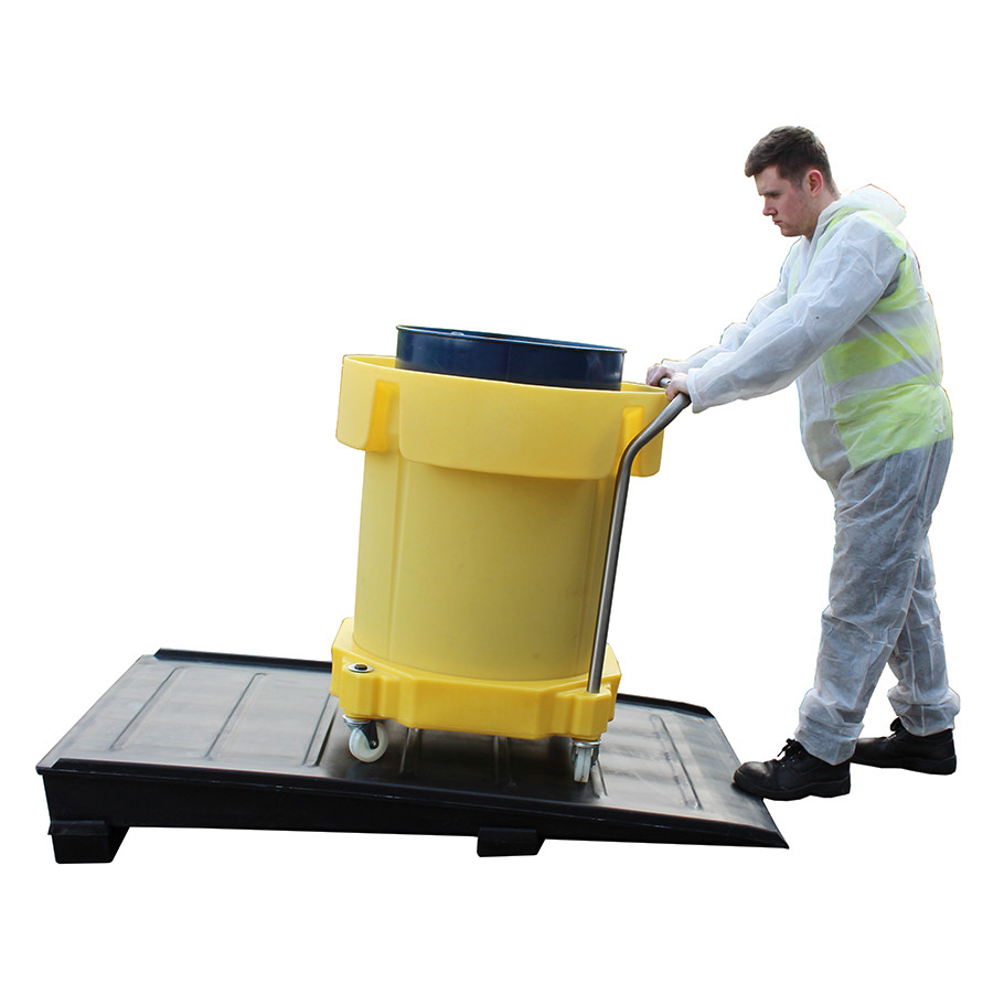 Flush Ramp Bund Ramp To Suit 4 Drum Low Profile Spill Bund - Kingfisher Direct Ltd
