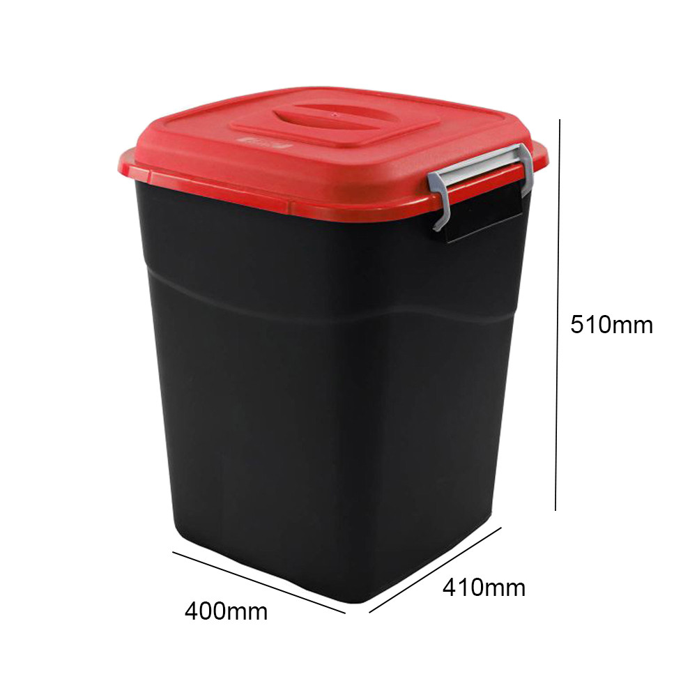 Animal Feed Bin with Clip Lid - 50 Litre