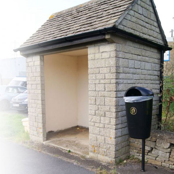 Regent Hooded Litter Bin