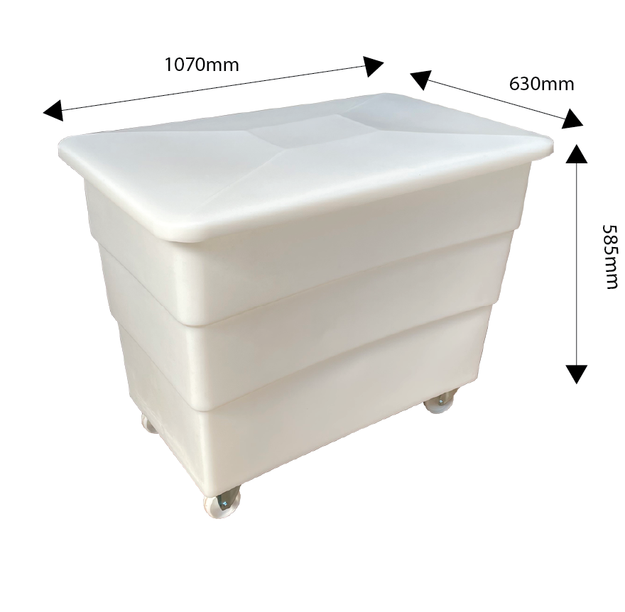 325 Litre Food Grade Ribbed Sided Truck