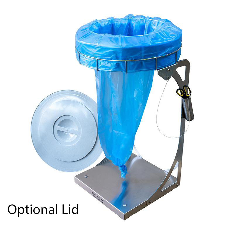 Optional lid available for the bin.