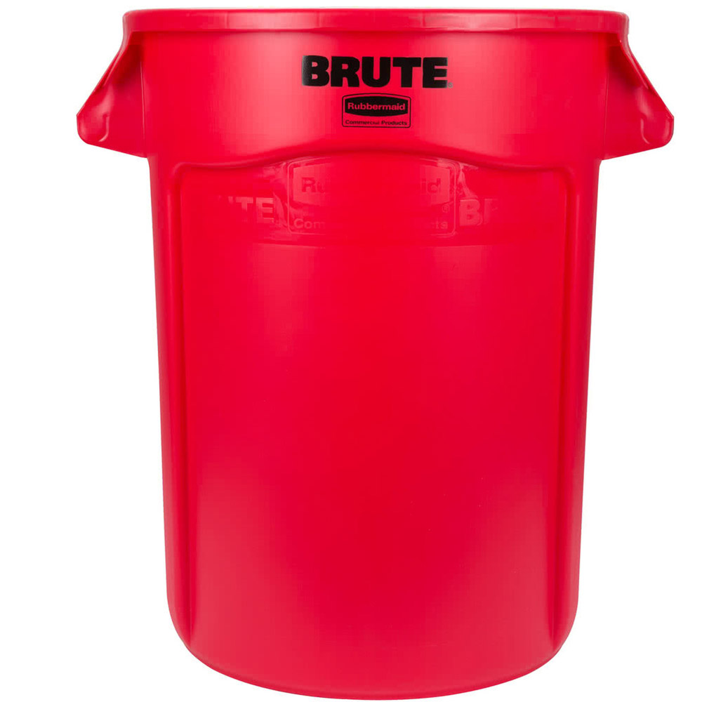 Rubbermaid BRUTE Round Container - 121 Litres - red