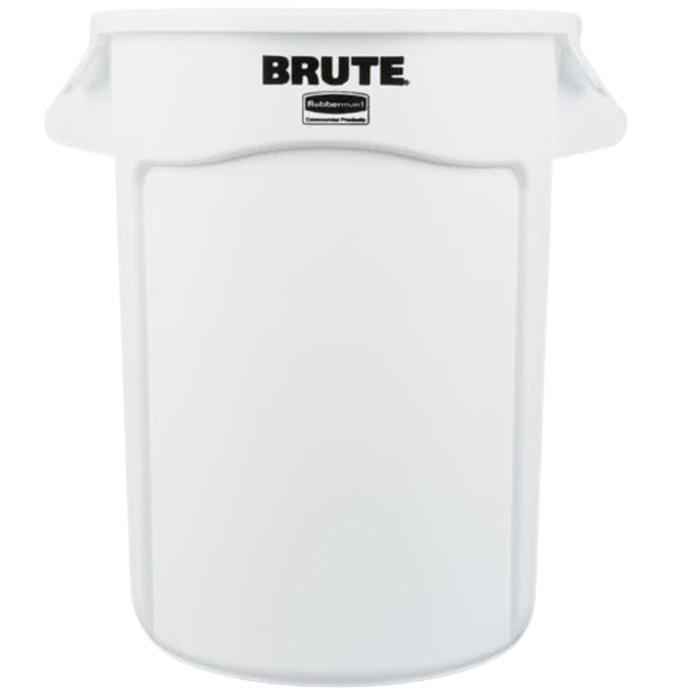 Rubbermaid BRUTE Round Container - 121 Litres - white