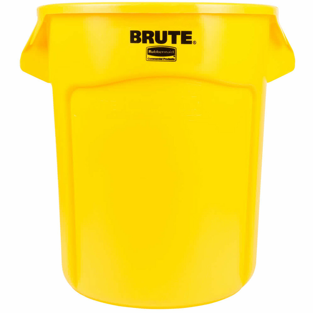 Rubbermaid BRUTE Round Container - 75 Litres - yellow