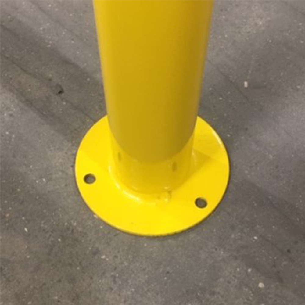 750mm Tall Galvanised Steel Bollard - bolt down