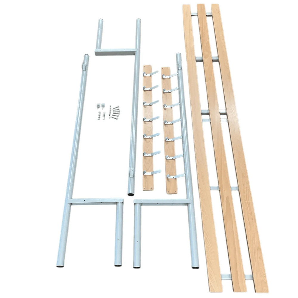 Single Sided Changing Room Benches with Hooks