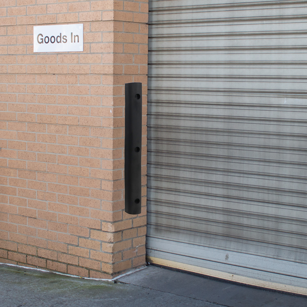 Rubber D-Section Dock Bumper - 900 x 150 x 150 mm