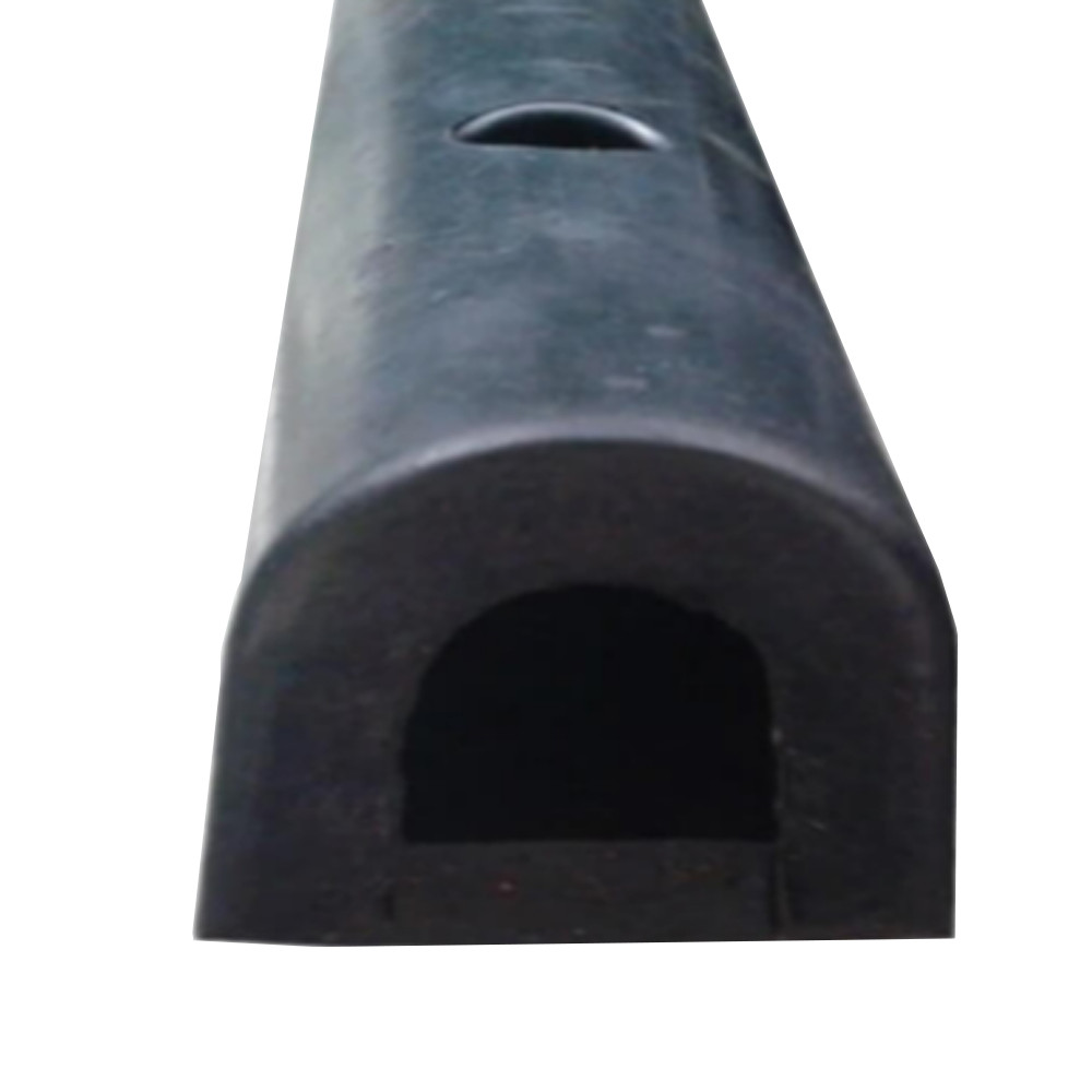 Rubber D-Section Dock Bumper - 900 x 150 x 150 mm