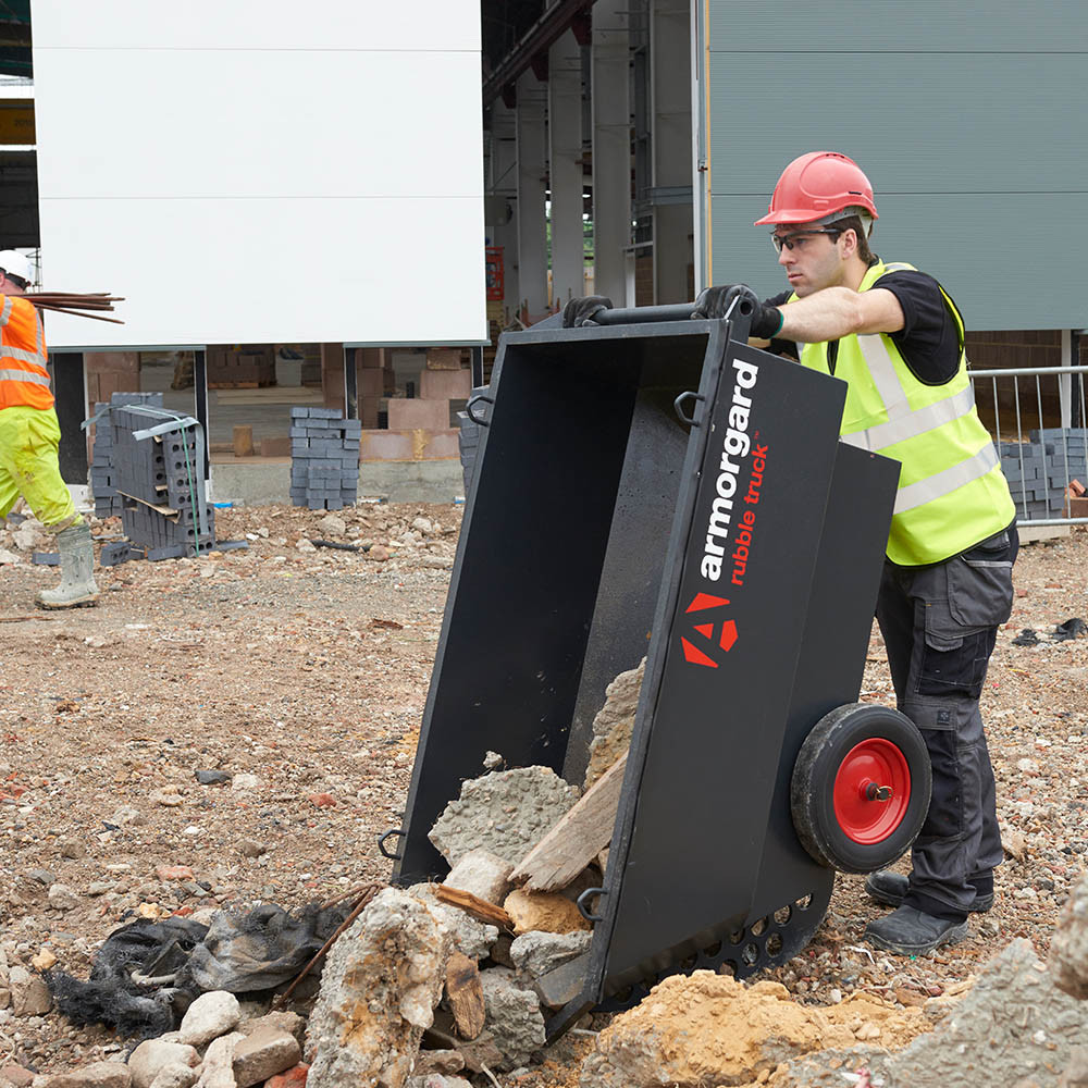 Armorgard 750kg Black Steel Rubble Truck