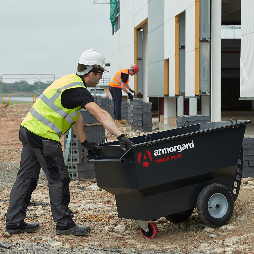 Armorgard 750kg Black Steel Rubble Truck