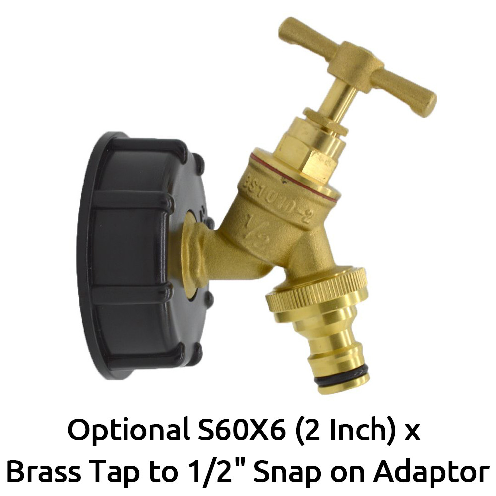 1000 Litre Reconditioned UN Approved IBC - 2" Valve