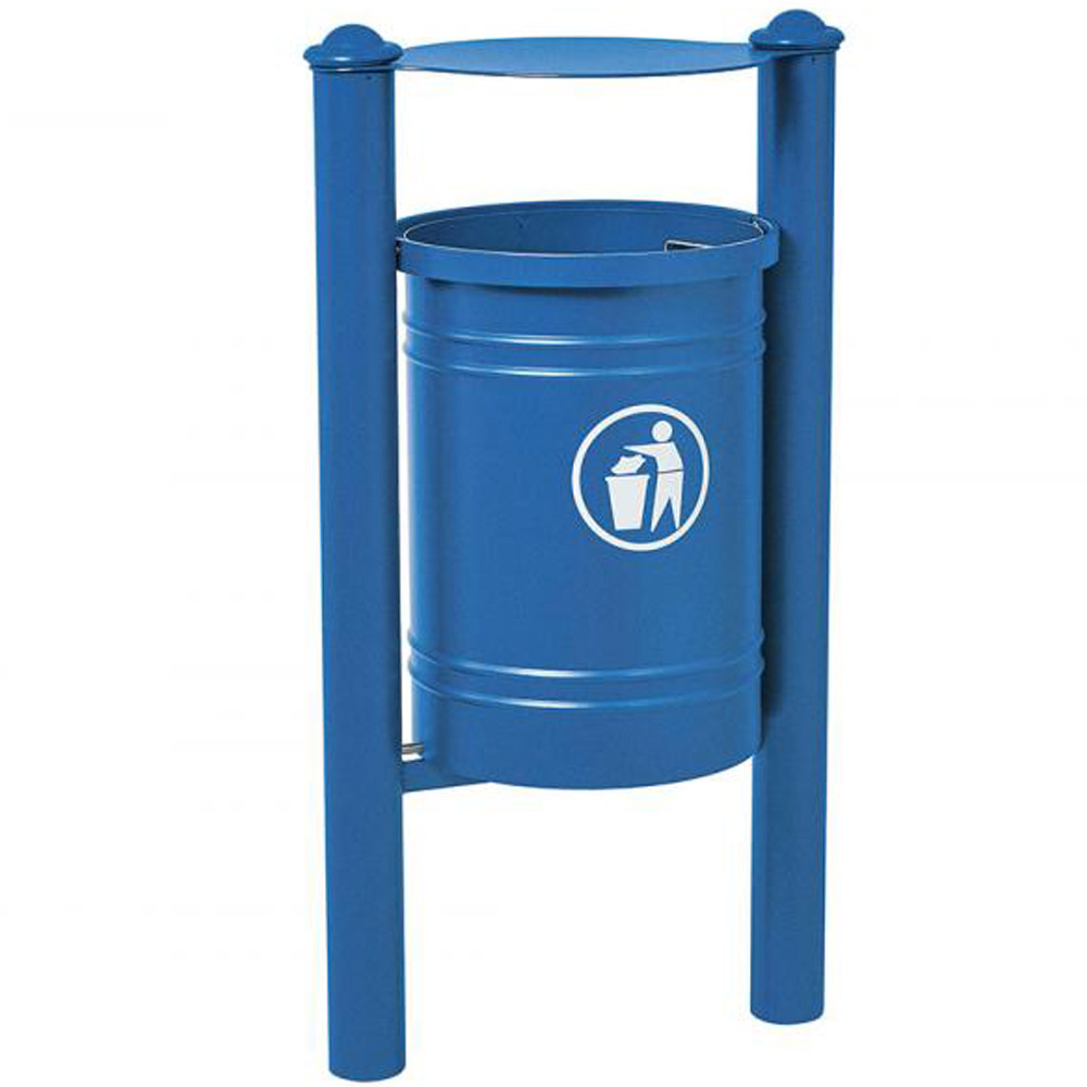 Santiago Hooded Litter Bin - 40 Litres