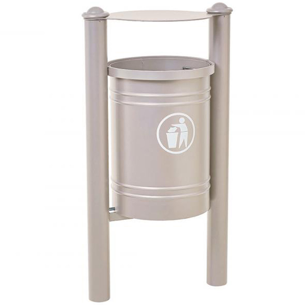 Santiago Hooded Litter Bin - 40 Litres