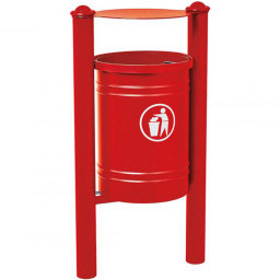 Santiago Hooded Litter Bin - 40 Litres