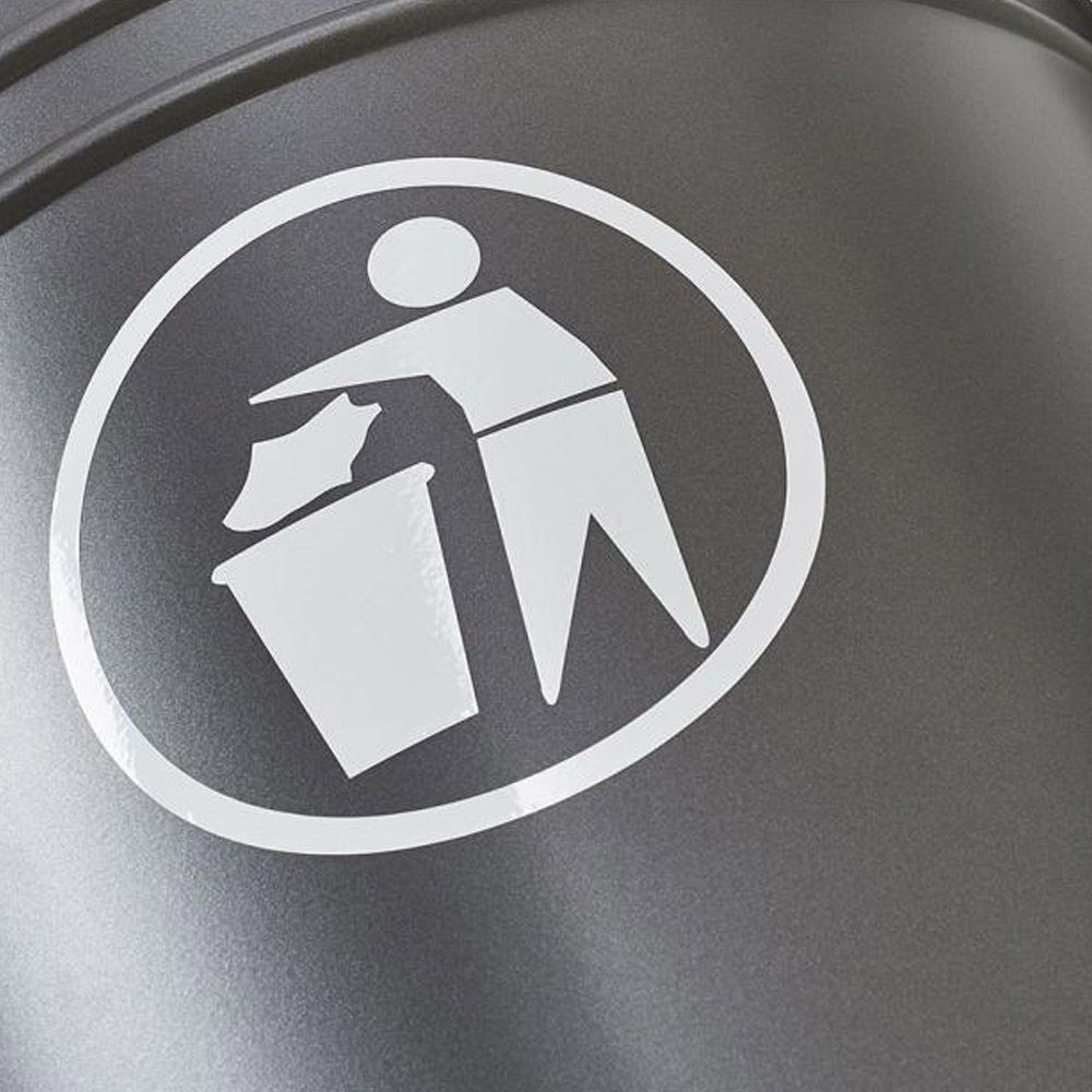 Santiago Hooded Litter Bin - 40 Litres