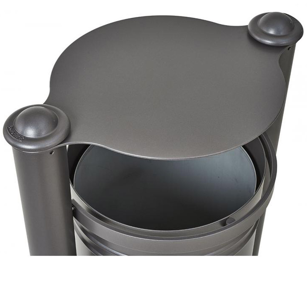 Santiago Hooded Litter Bin - 40 Litres