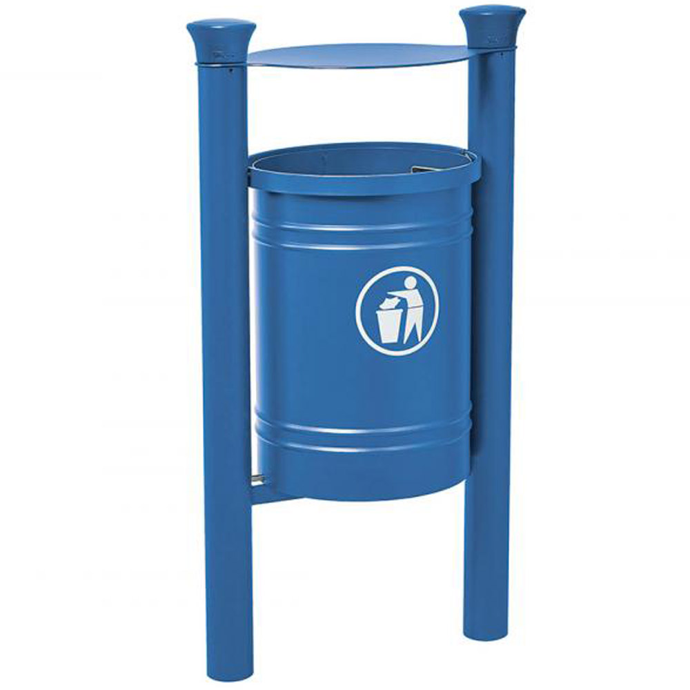 Santiago Hooded Litter Bin - 40 Litres