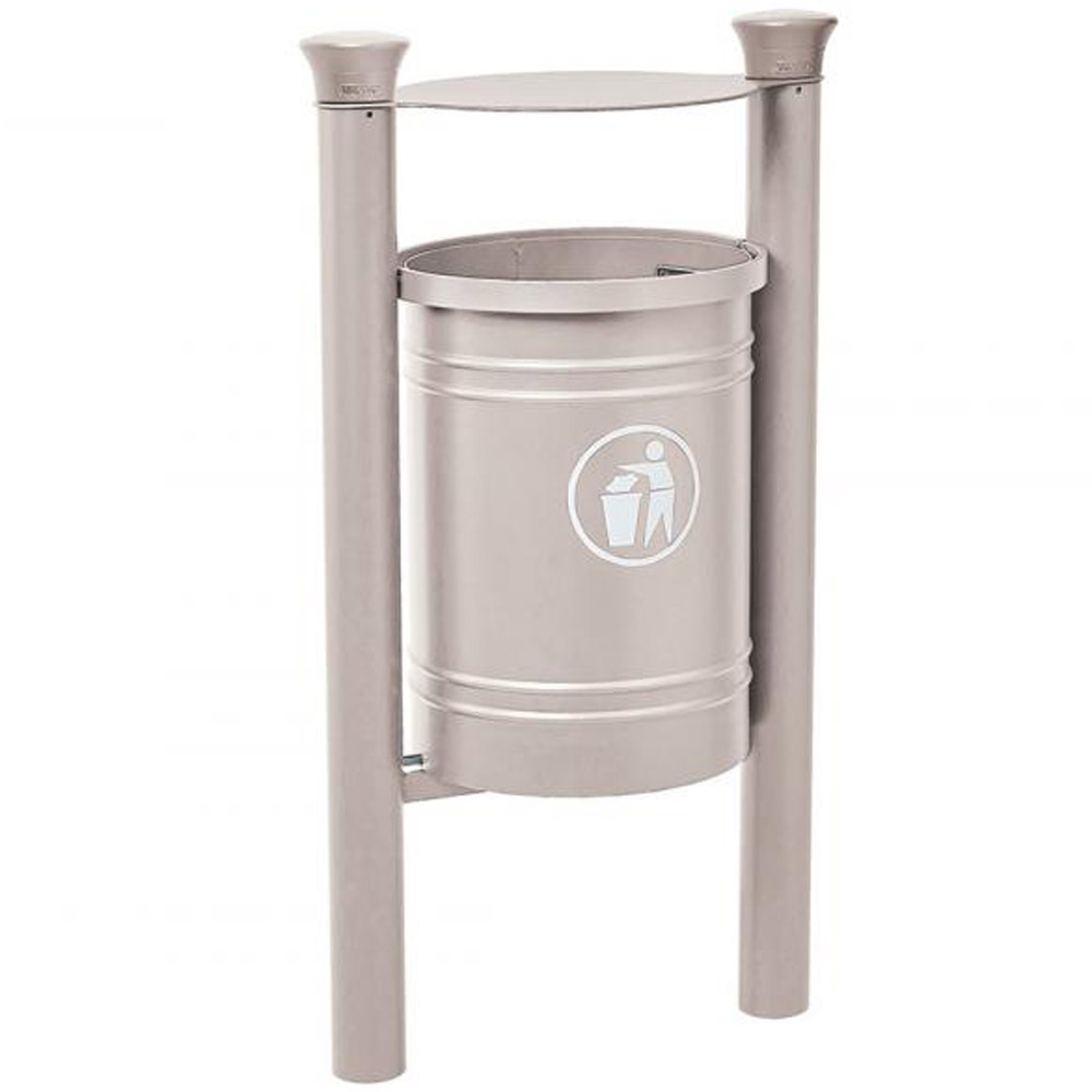 Santiago Hooded Litter Bin - 40 Litres