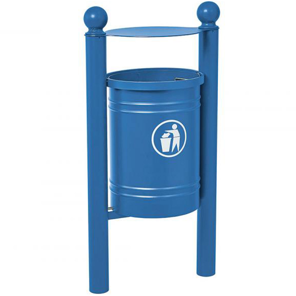 Santiago Hooded Litter Bin - 40 Litres