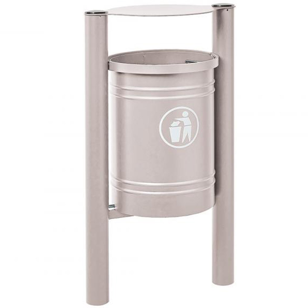 Santiago Hooded Litter Bin - 40 Litres
