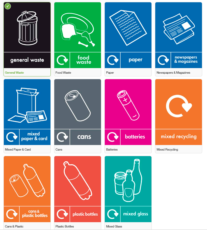 Timber Fronted Single Litter Bin - 105 Litre