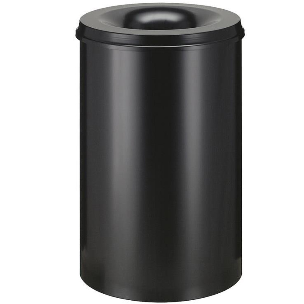 Self Extinguishing Fire Bin - black