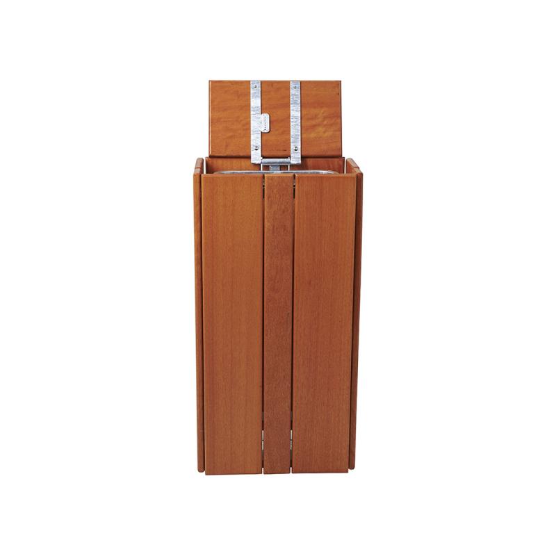 Seville Wooden Litter Bin - 100 Litre