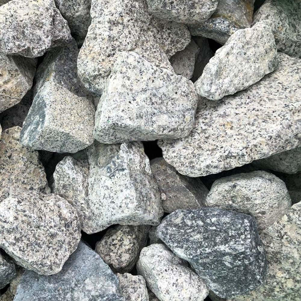 Silver Granite Gabion Stone - 850kg Bulk Bag