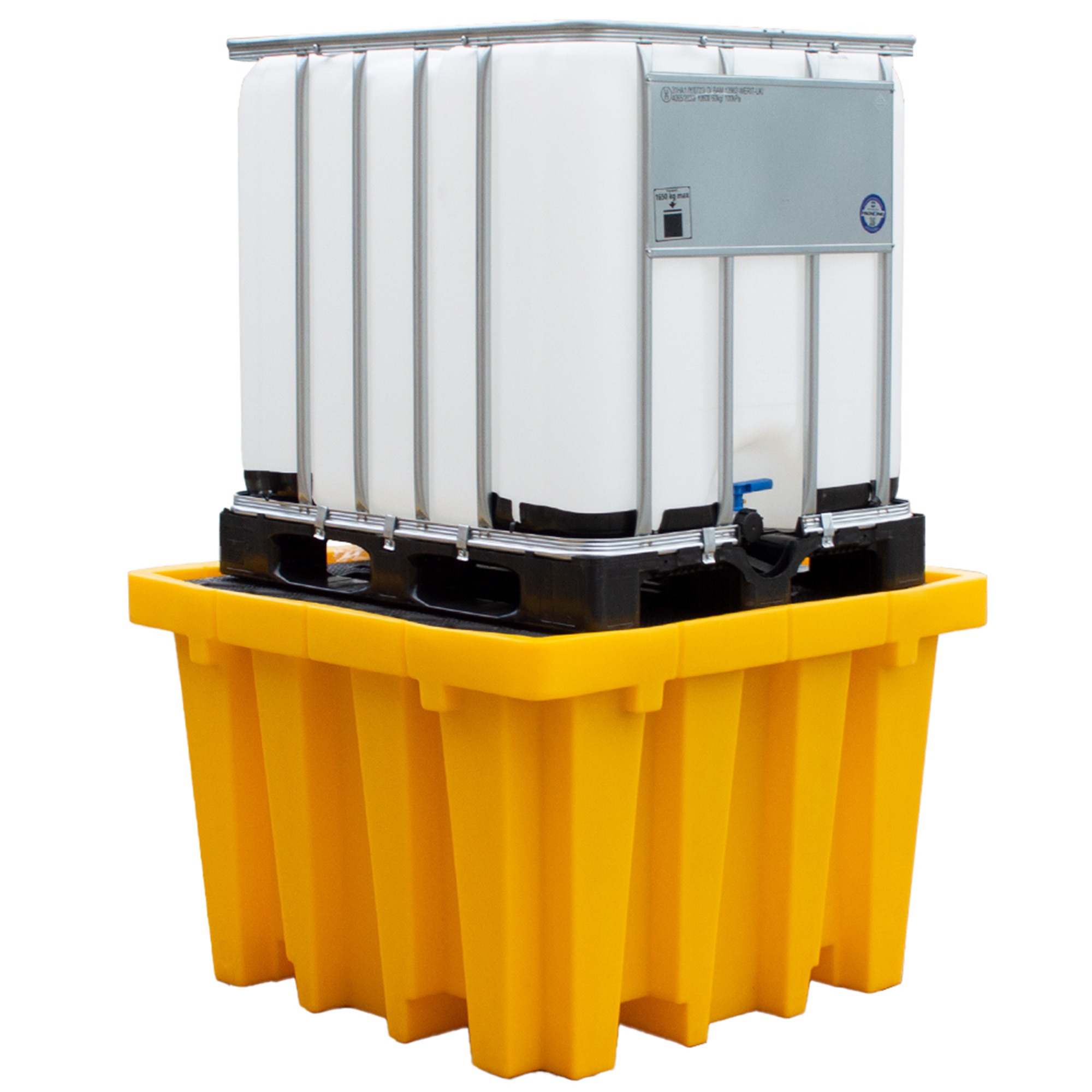 Single IBC Bund with 4 Way Access