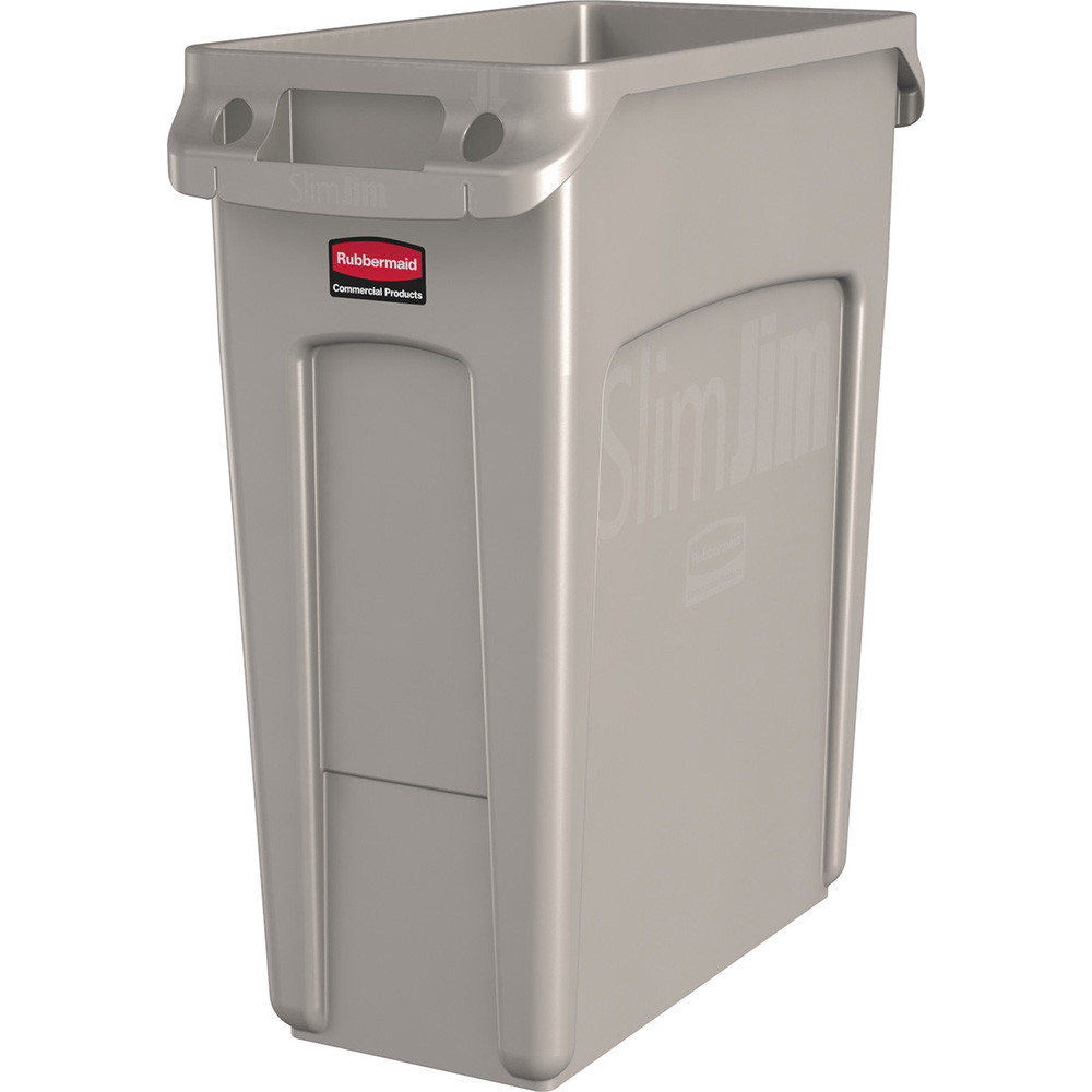 Slim Jim Recycling Bin - 60 Litre - Beige