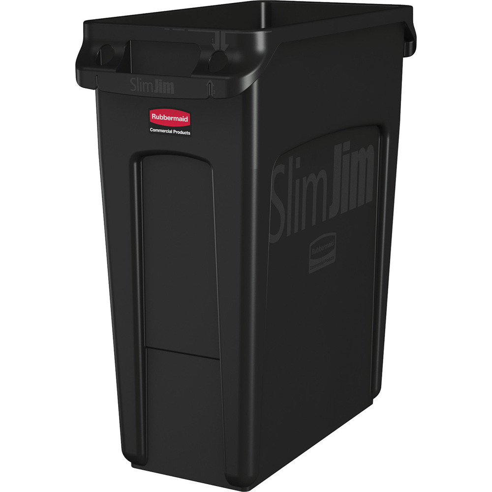 Slim Jim Recycling Bin - 60 Litre - Black