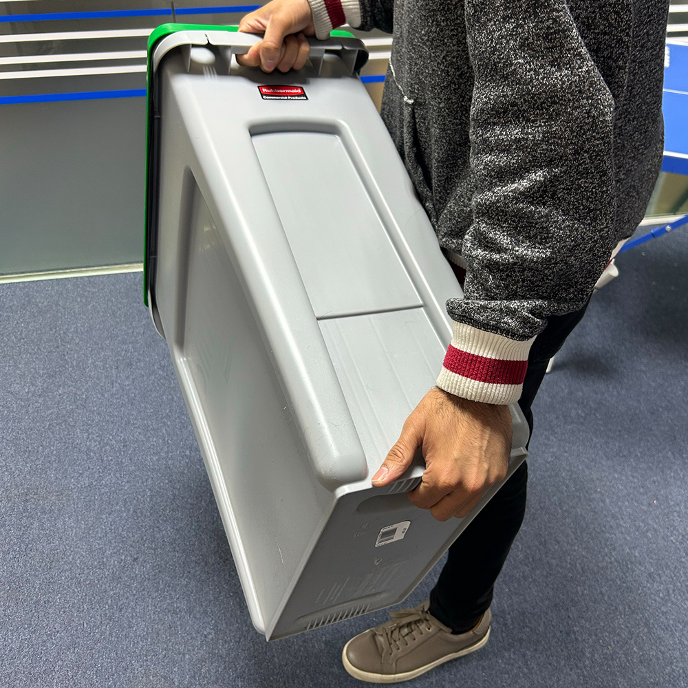 Simpler Recycling Rubbermaid Slim Jim Mixed Recycling Bin - 60 Litre