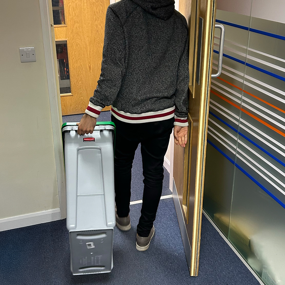 Simpler Recycling Rubbermaid Slim Jim Mixed Recycling Bin - 60 Litre