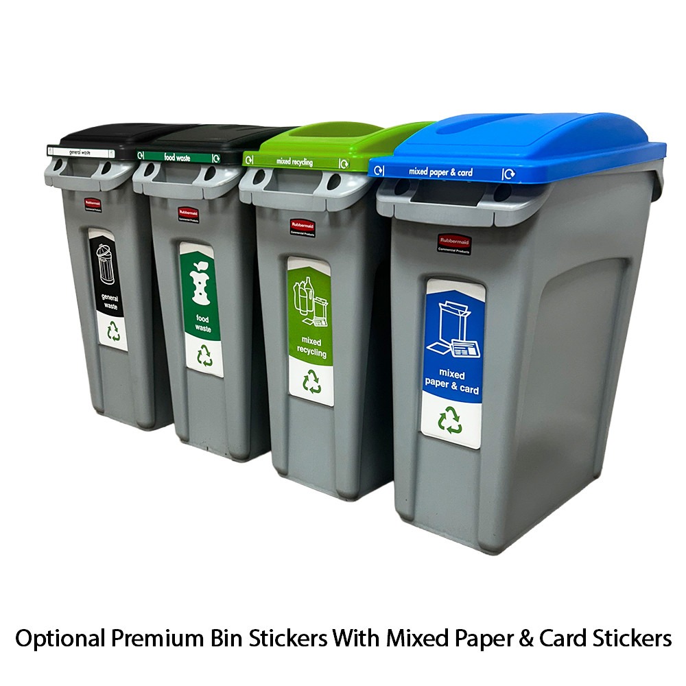 Simpler Recycling Rubbermaid Station - Slim Jim 60L