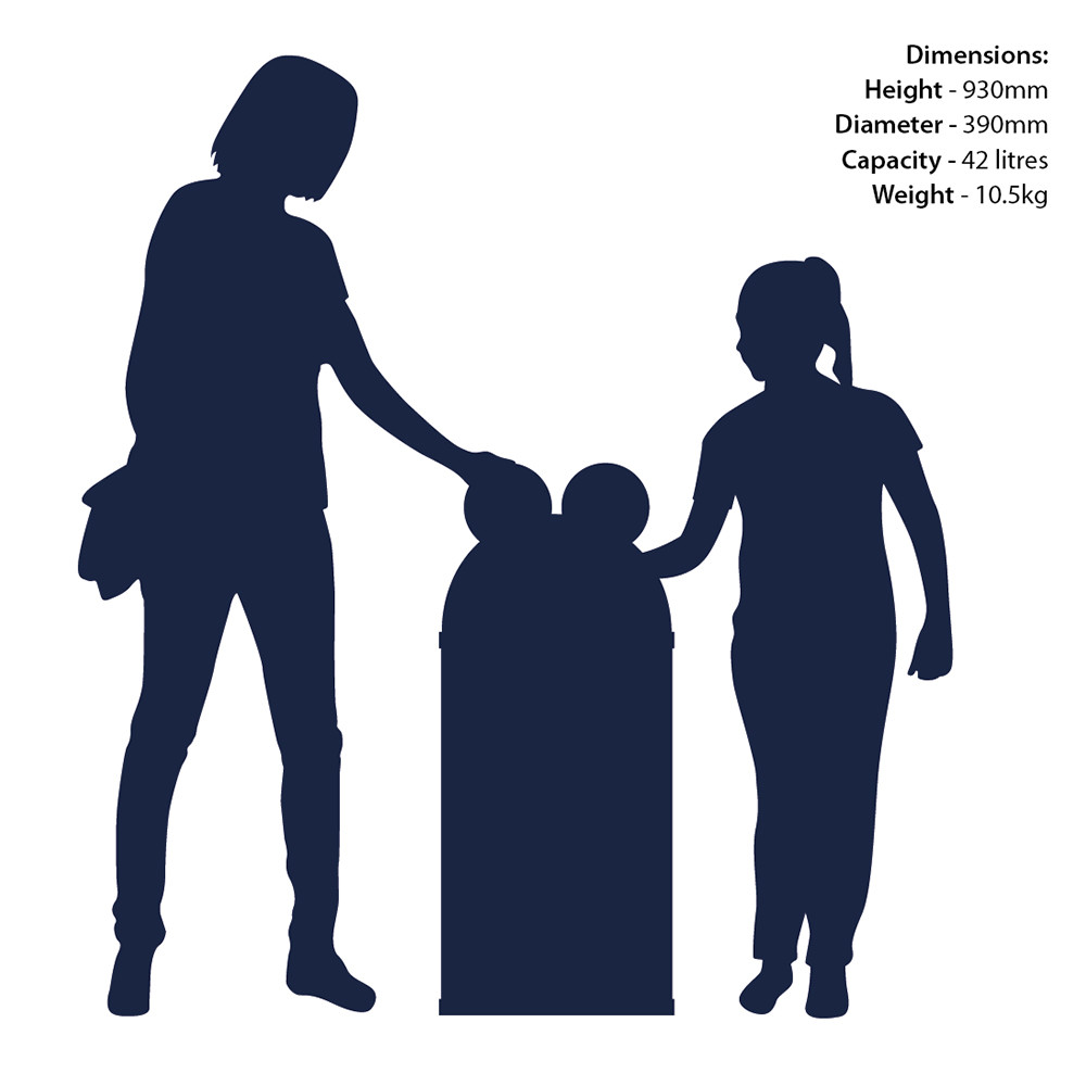 Animal Kingdom Frog Litter Bin