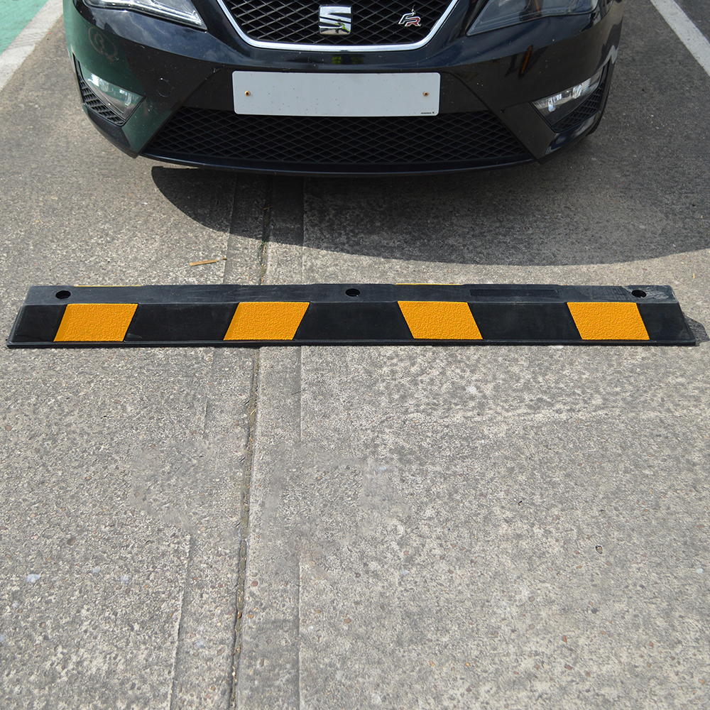 Rubber Wheel Stop 1650 - 2000mm - Kingfisher Direct Ltd