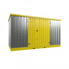 SOLMHA™  KDC+ Bunded COSHH Storage Container 2062 x 3902 x 2172mm