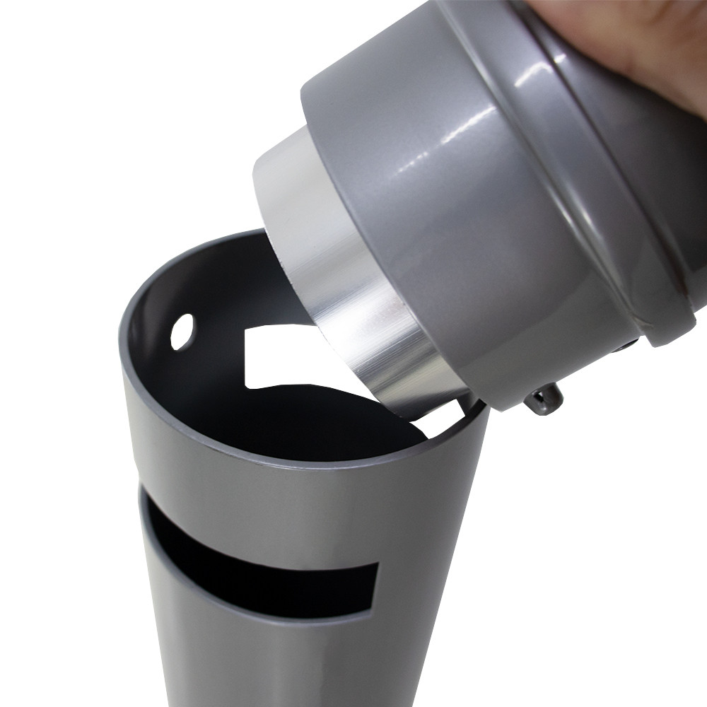 Smokers Pole Cigarette Disposal Bin