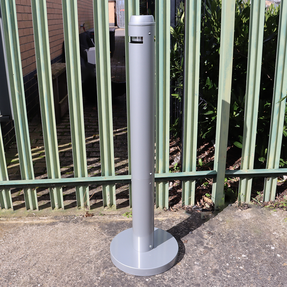 Smokers Pole Cigarette Disposal Bin